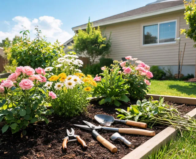 Residential garden care with Fiskars tools