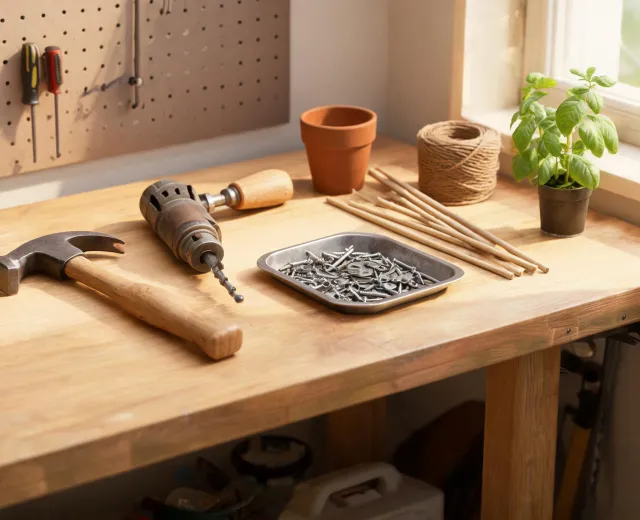 Home workshop hand tool tasks